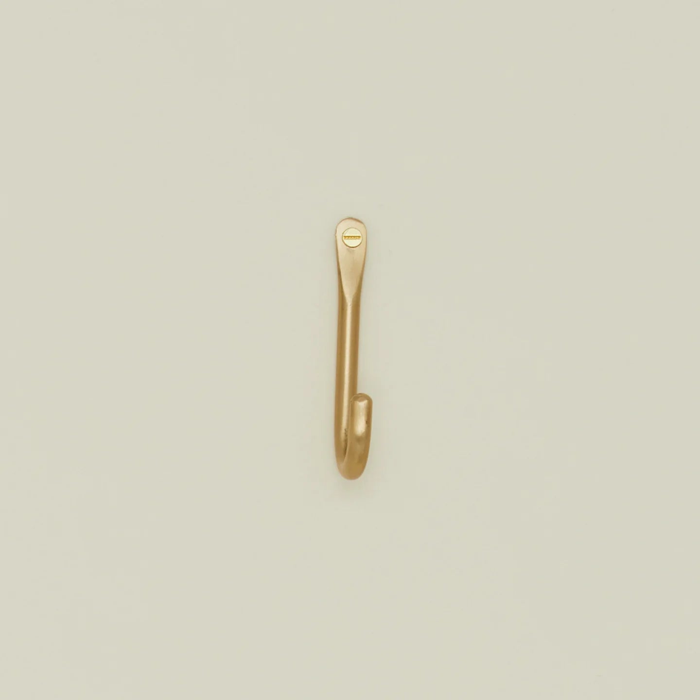 Brass Wall Hook – Polished Brass, Minimalist Design for Entryway & Bathroom Storage