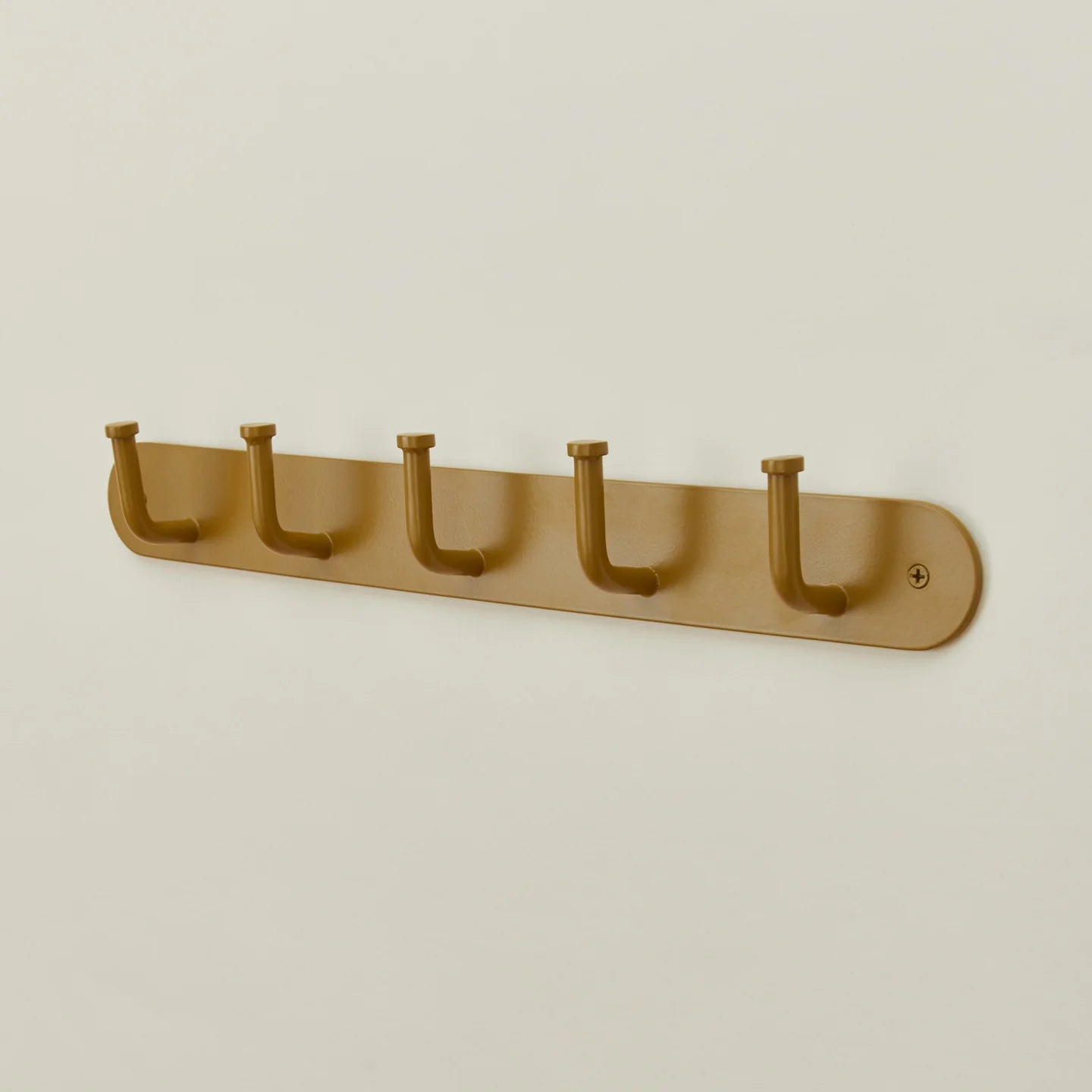 Mustard Hook Rack – Solid Metal Wall Hooks for Entryway & Bathroom