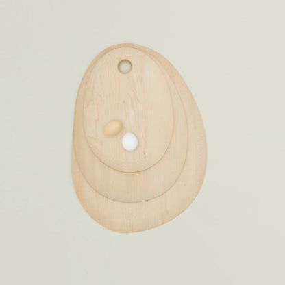 Pebble Cutting Board - Maple Wood